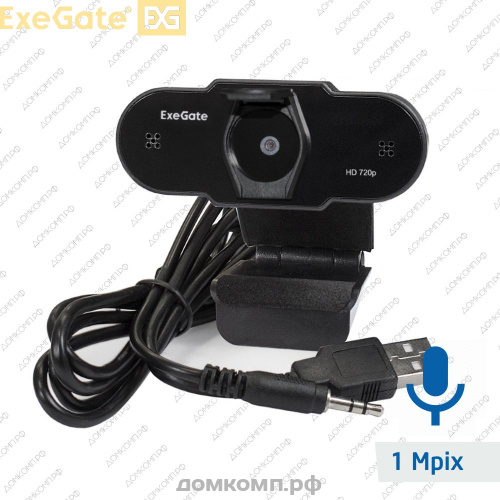 Веб-камера ExeGate BlackView C525 HD Tripod 